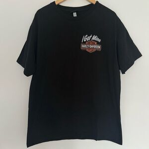 HARLEY DAVIDSON ORANGE VIRGINIA T-SHIRT LARGE